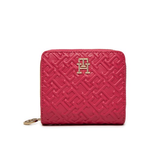 Mały Portfel Damski Tommy Hilfiger Distinct AW0AW16580 Różowy ze sklepu eobuwie.pl w kategorii Portfele damskie - zdjęcie 182110218