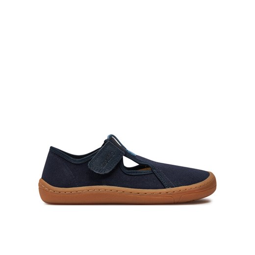 Tenisówki Froddo Barefoot Canvas T G1700380 D Granatowy ze sklepu eobuwie.pl w kategorii Trampki dziecięce - zdjęcie 182110259