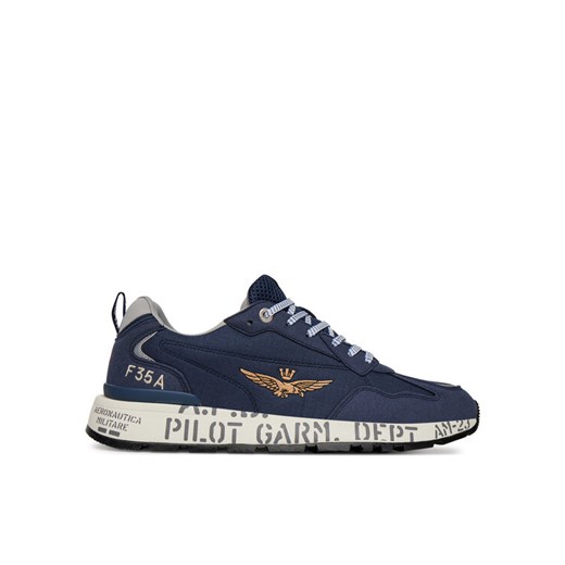 Sneakersy Aeronautica Militare 251SC276CT3332 Granatowy ze sklepu eobuwie.pl w kategorii Buty sportowe męskie - zdjęcie 182110338
