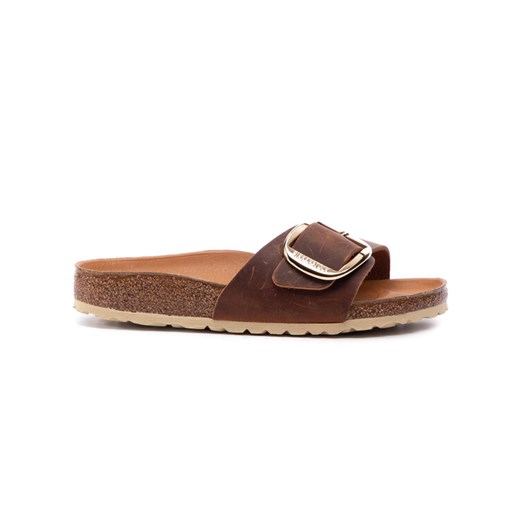 Klapki Birkenstock Madrid Big Buckle 1006525 Brązowy 42 eobuwie.pl