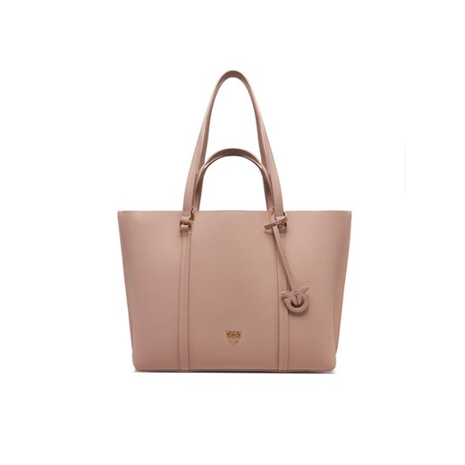 Torebka PINKO Carrie Shopper Big AI 24-25 PLTT 102832 A1LF Różowy ze sklepu eobuwie.pl w kategorii Torby Shopper bag - zdjęcie 182110366