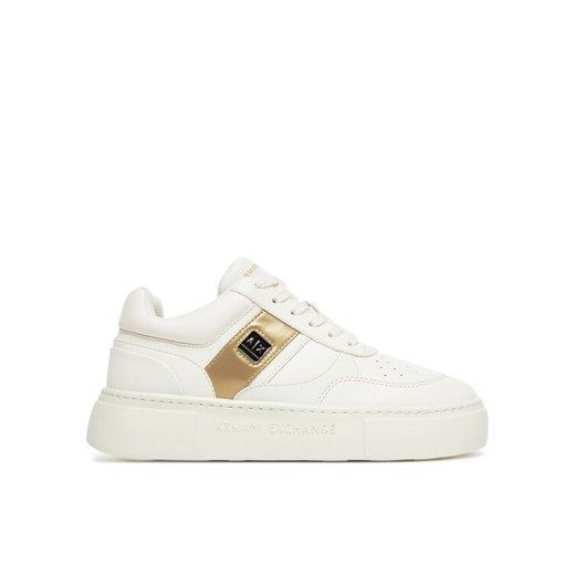 Sneakersy Armani Exchange XDX176 XV917 T779 Biały ze sklepu eobuwie.pl w kategorii Buty sportowe damskie - zdjęcie 182110399