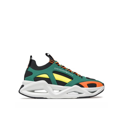 Sneakersy EA7 Emporio Armani X8X174 XK377 U052 Czarny ze sklepu eobuwie.pl w kategorii Buty sportowe męskie - zdjęcie 182110407