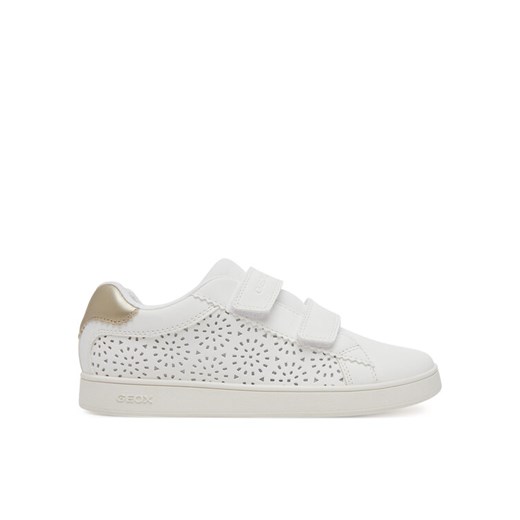Sneakersy Geox J Eclyper J55LRA 000BC C0588 D Biały ze sklepu eobuwie.pl w kategorii Buty sportowe dziecięce - zdjęcie 182110469