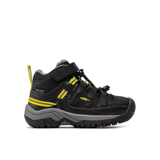 Trekkingi Keen Targhee Mid Wp 1026297 Czarny ze sklepu eobuwie.pl w kategorii Buty trekkingowe dziecięce - zdjęcie 182110549