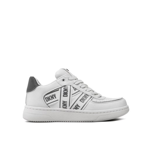 Sneakersy DKNY OLICIA K4205683 Biały ze sklepu eobuwie.pl w kategorii Buty sportowe damskie - zdjęcie 182110726