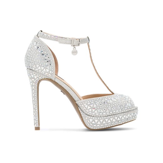 Sandały Nine West NISA SY015-1NW Srebrny Nine West 38 eobuwie.pl