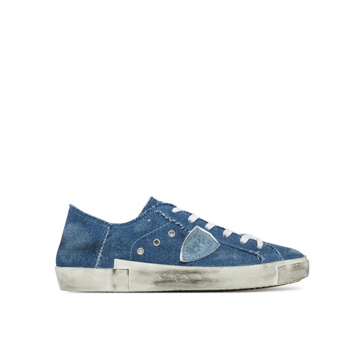 Sneakersy Philippe Model Prsx Tennis A009783 PRLD LSD1 Granatowy ze sklepu eobuwie.pl w kategorii Buty sportowe damskie - zdjęcie 182111019