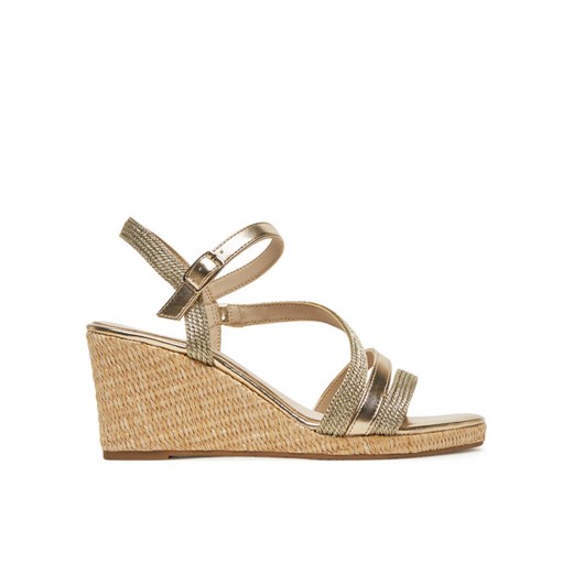 Espadryle Tamaris 1-28323-44 Złoty ze sklepu eobuwie.pl w kategorii Espadryle damskie - zdjęcie 182111035