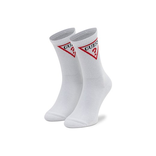 Skarpety wysokie damskie Guess Ellen Sport Socks V2GZ00 ZZ00I r.OS Biały ze sklepu eobuwie.pl w kategorii Skarpetki damskie - zdjęcie 182111099