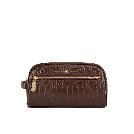 Kosmetyczka Beverly Hills Polo Club BHPC-W1-001-AW24 Bordowy ze sklepu eobuwie.pl w kategorii Kosmetyczki - zdjęcie 182111158
