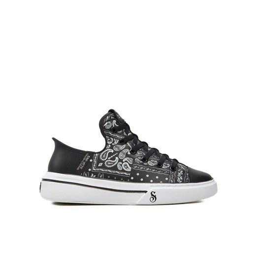 Sneakersy Skechers Snoop One-Double G 251017/BKW Czarny ze sklepu eobuwie.pl w kategorii Trampki męskie - zdjęcie 182111189