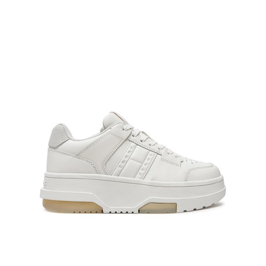 Sneakersy Tommy Jeans Brooklyn EN0EN02592 Biały ze sklepu eobuwie.pl w kategorii Buty sportowe damskie - zdjęcie 182111198