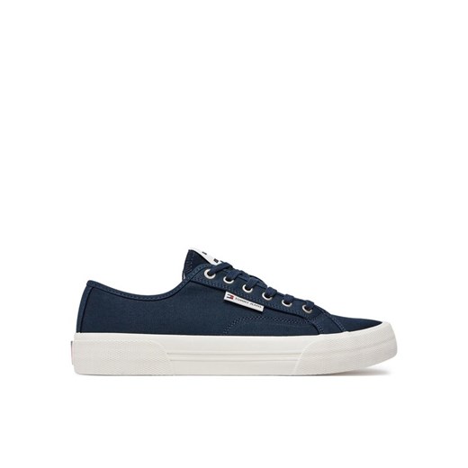 Tenisówki Tommy Jeans Tjm Lace Up Canvas Color EM0EM01365 Granatowy Tommy Jeans 45 eobuwie.pl