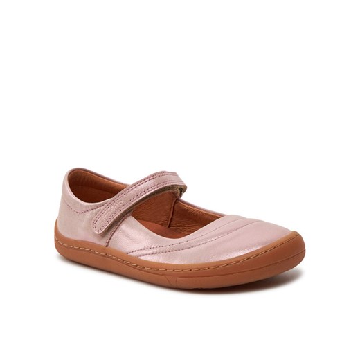 Półbuty Froddo Barefoot Mary J G3140184-4 D Różowy ze sklepu eobuwie.pl w kategorii Półbuty dziecięce - zdjęcie 182111259