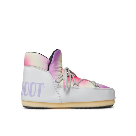 Śniegowce Moon Boot Pumps Tie Dye 14601800002 Szary ze sklepu eobuwie.pl w kategorii Śniegowce damskie - zdjęcie 182111266