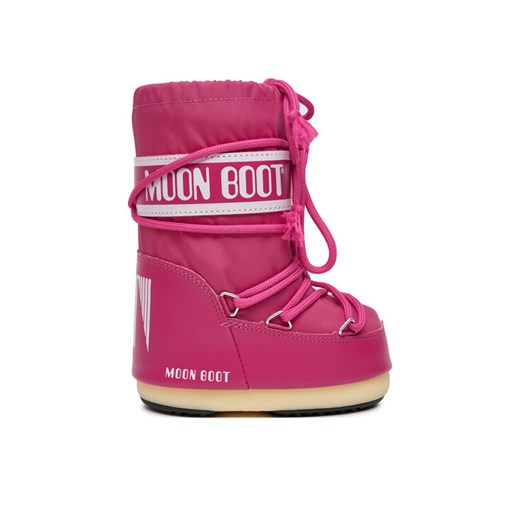 Śniegowce Moon Boot 80D1400440 S Różowy ze sklepu eobuwie.pl w kategorii Buty zimowe dziecięce - zdjęcie 182111307