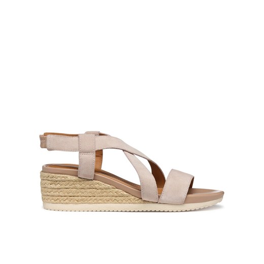 Espadryle Geox D Ischia Corda D55HHA 00022 C8156 Beżowy ze sklepu eobuwie.pl w kategorii Espadryle damskie - zdjęcie 182111347