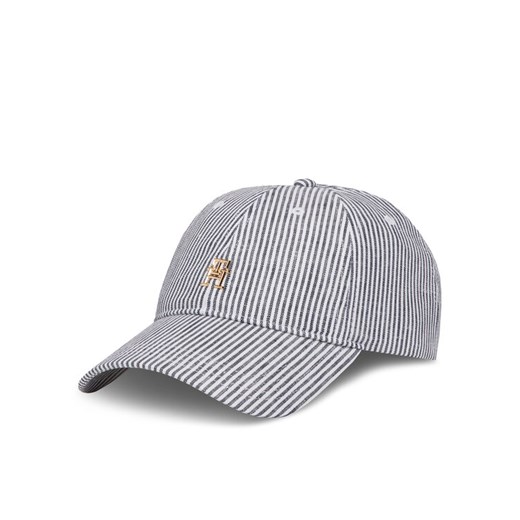 Czapka z daszkiem Tommy Hilfiger Premiu Beach AW0AW17141 Niebieski ze sklepu eobuwie.pl w kategorii Czapki z daszkiem damskie - zdjęcie 182111367