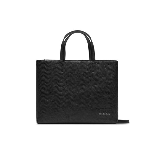 Torebka Calvin Klein Jeans Sculpted Tote26 Snake K60K611519 Czarny 00 eobuwie.pl