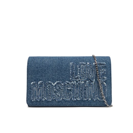 Torebka LOVE MOSCHINO JC4247PP0MKM0750 Niebieski ze sklepu eobuwie.pl w kategorii Kopertówki - zdjęcie 182111498