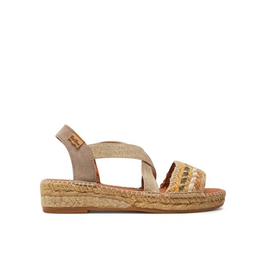 Espadryle Toni Pons Eider-Lk Brązowy ze sklepu eobuwie.pl w kategorii Sandały damskie - zdjęcie 182111499