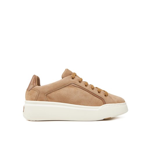 Sneakersy Max Mara 2514761011650 Brązowy ze sklepu eobuwie.pl w kategorii Buty sportowe damskie - zdjęcie 182111557