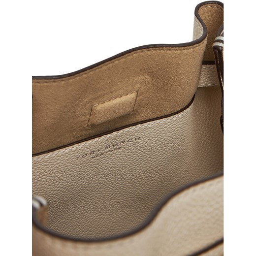 Torebka Tory Burch Romy Bucket Bag 166982 Écru - id: 0197865325383 - marki Tory Burch - 182111566 Torebka Tory Burch Romy Bucket Bag 166982 Écru ze sklepu eobuwie.pl w kategorii Torebki worki - zdjęcie 182111566