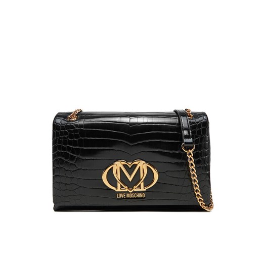 Torebka LOVE MOSCHINO JC4046PP1MLE100A Czarny ze sklepu eobuwie.pl w kategorii Kopertówki - zdjęcie 182111597