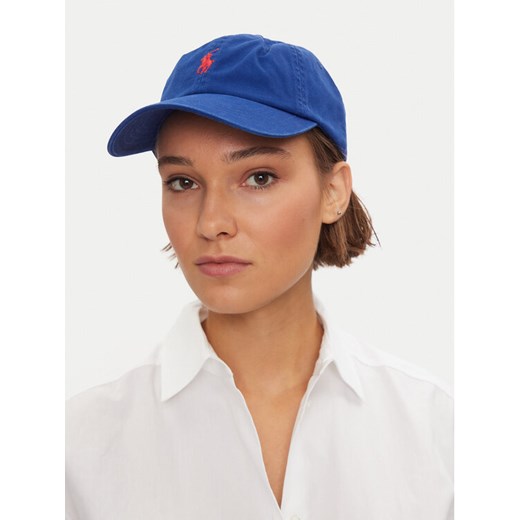 Czapka z daszkiem Polo Ralph Lauren 211912843008 Niebieski ze sklepu eobuwie.pl w kategorii Czapki z daszkiem damskie - zdjęcie 182111619