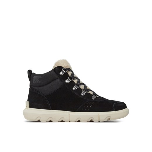Botki Sorel Explorer Next™ Hiker Wp NL5028-010 Czarny ze sklepu eobuwie.pl w kategorii Workery damskie - zdjęcie 182111657