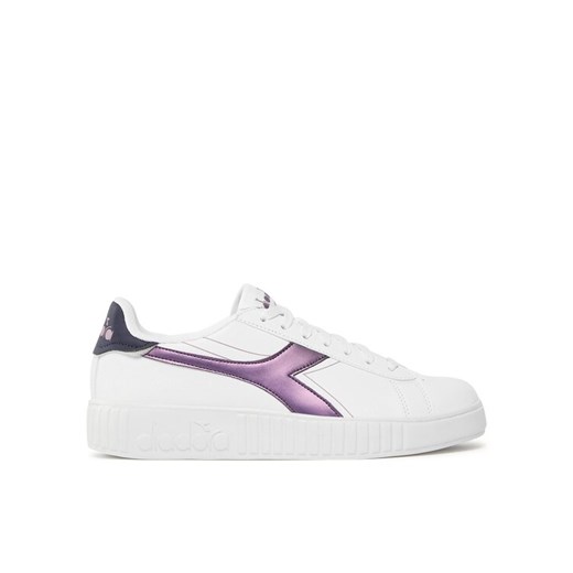 Sneakersy Diadora Step P Double Logo 101.178643-C0178 Biały ze sklepu eobuwie.pl w kategorii Trampki damskie - zdjęcie 182111787