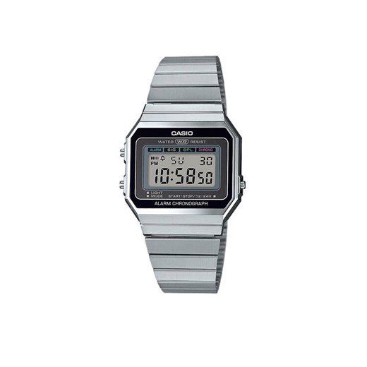 Zegarek Casio Vintage A700WE-1AEF Srebrny ze sklepu eobuwie.pl w kategorii Zegarki - zdjęcie 182111958