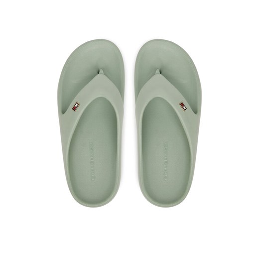 Japonki Tommy Hilfiger Th Comfort Beach Sandal FW0FW08522 Turkusowy ze sklepu eobuwie.pl w kategorii Klapki damskie - zdjęcie 182112036