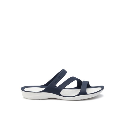 Klapki Crocs Swiftwater Sandal W 203998 Granatowy ze sklepu eobuwie.pl w kategorii Klapki damskie - zdjęcie 182112059