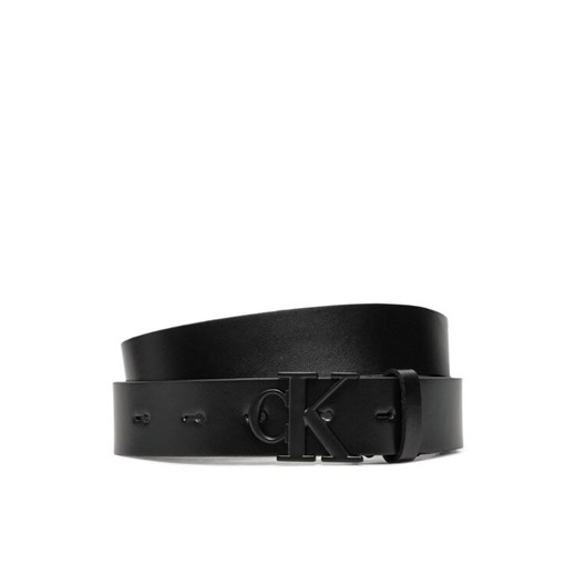 Pasek Damski Calvin Klein Jeans K60K613125 Czarny ze sklepu eobuwie.pl w kategorii Paski damskie - zdjęcie 182112268