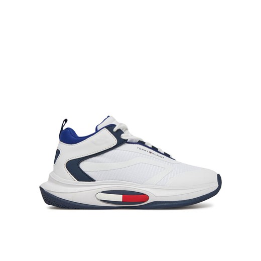 Sneakersy Tommy Hilfiger Low Cut Lace-Up T3B9-33884-1695 Biały ze sklepu eobuwie.pl w kategorii Buty sportowe dziecięce - zdjęcie 182112287