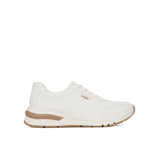 Sneakersy Rieker M6608-80 Biały ze sklepu eobuwie.pl w kategorii Buty sportowe damskie - zdjęcie 182112368
