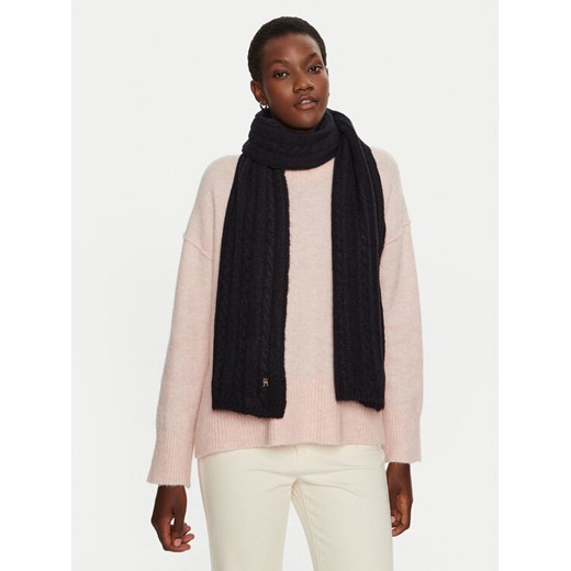 Szalik Tommy Hilfiger Timeless AW0AW16990 Granatowy ze sklepu eobuwie.pl w kategorii Szaliki i chusty damskie - zdjęcie 182112385