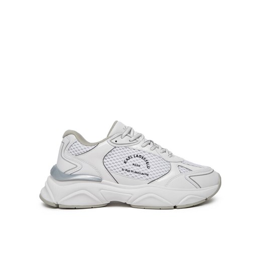 Sneakersy KARL LAGERFELD Komet KL56538A Biały ze sklepu eobuwie.pl w kategorii Buty sportowe męskie - zdjęcie 182112467