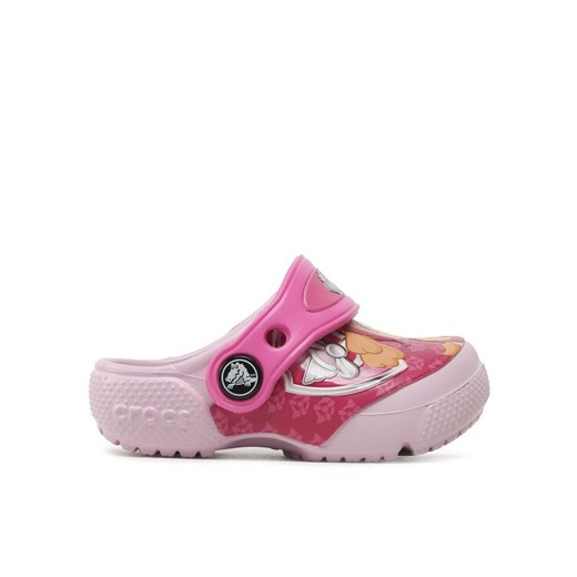 Klapki Crocs Fl Paw Patrol Patch Cg T 207487 Różowy ze sklepu eobuwie.pl w kategorii Buciki niemowlęce - zdjęcie 182112487