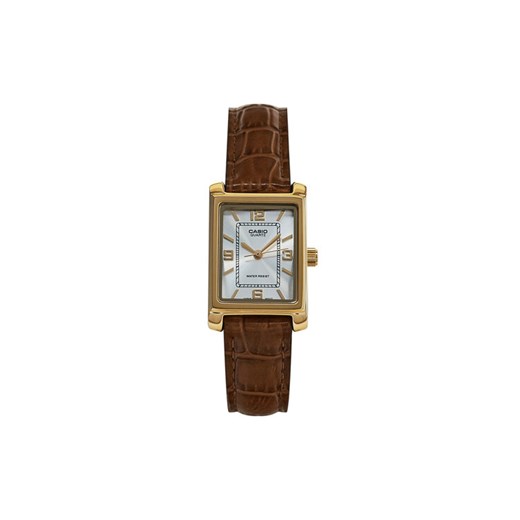 Zegarek Casio Classic LTP-1234PGL-7AEG Brązowy ze sklepu eobuwie.pl w kategorii Zegarki - zdjęcie 182112497