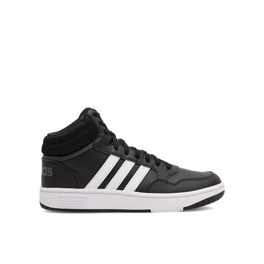 Sneakersy adidas HOOPS MID 3.0 K GW0402 Czarny ze sklepu eobuwie.pl w kategorii Buty sportowe dziecięce - zdjęcie 182112539