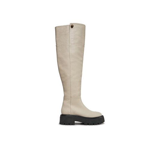 Kozaki Kurt Geiger 225-Shoreditch Otk Chunky 655110109 Biały ze sklepu eobuwie.pl w kategorii Kozaki damskie - zdjęcie 182112767