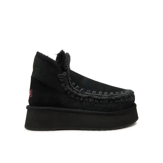 Śniegowce Mou Mini Eskimo Platform Boot FW681000A Czarny ze sklepu eobuwie.pl w kategorii Śniegowce damskie - zdjęcie 182112795