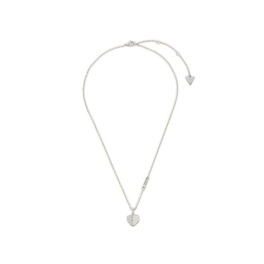 Naszyjnik Guess Lovely Guess JUBN03 035JW Srebrne rodowanie ze sklepu eobuwie.pl w kategorii Naszyjniki - zdjęcie 182112798