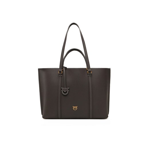 Torebka PINKO Carrie Shopper Big AI 24-25 PLTT 102832 A1LF Brązowy ze sklepu eobuwie.pl w kategorii Torby Shopper bag - zdjęcie 182112799