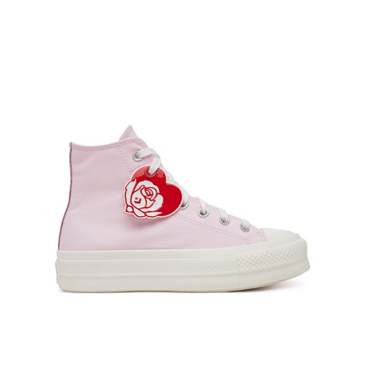Trampki Converse Chuck Taylor All Star Lift Platform Hearts A13652C Różowy ze sklepu eobuwie.pl w kategorii Trampki damskie - zdjęcie 182112869