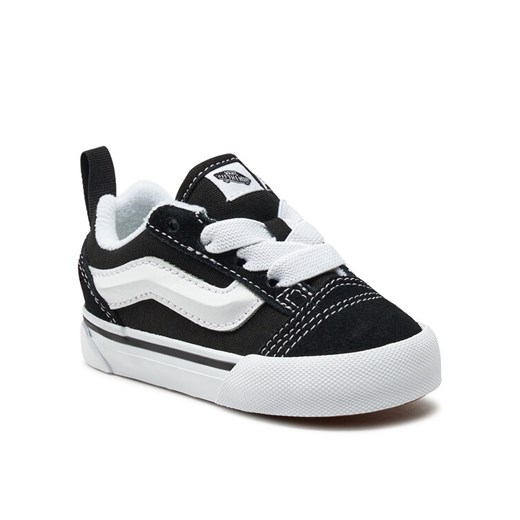 Tenisówki Vans Knu Skool Elastic Lace VN000D0K6BT1 Czarny ze sklepu eobuwie.pl w kategorii Trampki dziecięce - zdjęcie 182113008