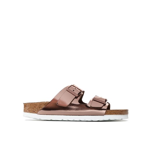 Klapki Birkenstock Arizona Metallic 0952093 Różowy ze sklepu eobuwie.pl w kategorii Klapki damskie - zdjęcie 182113017